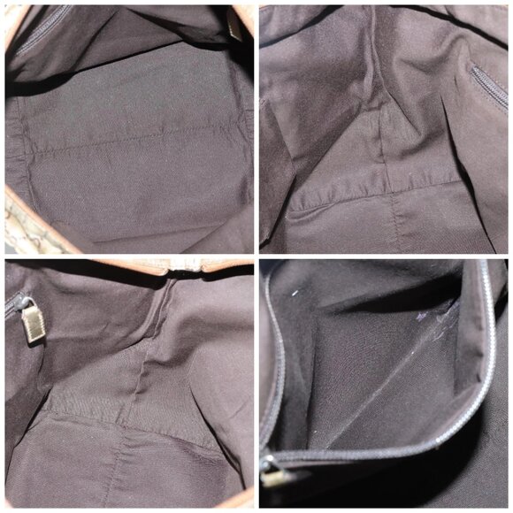 GUCCI GG Canvas GG Crystal Tote Bag Coated Canvas Gold 131230 Auth 140471 - Picture 16 of 16